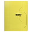 3210331701041-Calligraphe 7000 - Cahier polypro - 17 x 22 cm - 48 pages - grands carreaux (Seyes) - jaune--0