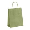 3135250900842-50 Sacs cadeau kraft - poignées torsadées - 18 cm x 8 cm x 24 cm - vert amande--0