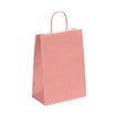 3135250900897-50 Sacs cadeau kraft - poignées torsadées - 22 cm x 10 cm x 31 cm - rose poudré--0