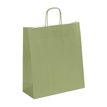 3135250900873-50 Sacs cadeau kraft - poignées torsadées - 35 cm x 13 cm x 40 cm - vert amande--0