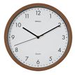 4002390096355-MAULgrain - horloge murale à quartz - dark wood--0