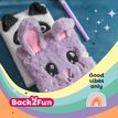 8422593077955-Journal intime peluche Panda Back2Fun--10