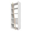 3483601390706-Bibliothèque ITALIC - Blanc/Chêne--0