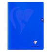 3329683223627-Clairefontaine Mimesys - Cahier polypro - 24 x 32 cm - 96 pages - petits carreaux (5x5 mm) - bleu marin--0