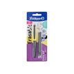 5901389584950-Pelikan Erase 2.0 - Roller - non permanent - noir - encre gel - 0.7 mm - avec gomme-P_405268383_1-0