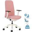 3760185026642-Fauteuil de bureau NEST - accoudoirs réglables en hauteur - rose--0