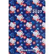 3664447234816-Agenda Hello Kitty - 1 semaine sur 2 pages - 17 x 24,5 cm - fleurs - Oberthur--0