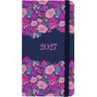 3664447229676-Agenda Anahita - 1 semaine sur 2 pages - 9,5 x 17,5 cm - marine - Oberthur--0