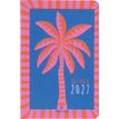 3664447234427-Agenda Escapade - 1 semaine sur 2 pages - 10 x 15 cm - palmier - Oberthur--0