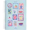 3664447227900-Agenda spiralé Flores - 1 semaine sur 2 pages - 15,5 x 21,5 cm - fruits - Oberthur--0