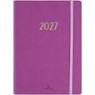 3664447229119-Agenda My Hello - 1 semaine sur 2 pages - 15,5 x 21,5 cm - pivoine - Oberthur--0