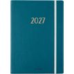 3664447229164-Agenda My Hello - 1 semaine sur 2 pages - 15,5 x 21,5 cm - bleu canard - Oberthur--0