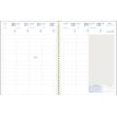 3664447235196-Recharge agenda spiralé - 1 semaine sur 2 pages - 21 x 27 cm - grille contemporaine - Oberthur--0