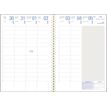 3664447235202-Recharge agenda spiralé - 1 semaine sur 2 pages - 16 x 23,5 cm - grille contemporaine - Oberthur--0