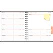 3660942091770-Agenda de bureau spiralé Sophie Adde Lady 18S - 1 semaine sur 2 pages - 15 x 17 cm - Oiseaux - Exacomp--7