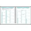 3660942091770-Agenda de bureau spiralé Sophie Adde Lady 18S - 1 semaine sur 2 pages - 15 x 17 cm - Oiseaux - Exacomp--9
