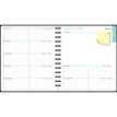 3660942091770-Agenda de bureau spiralé Sophie Adde Lady 18S - 1 semaine sur 2 pages - 15 x 17 cm - Oiseaux - Exacom--10