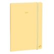 3371010544158-Quo Vadis - Agenda - Ministre Color - Semainier Planning - Multilingue - Pastel - Beige - 13 mois de décembre à décembre - 16x24 cm - Papier Clairefontaine blanc - Fabri--0