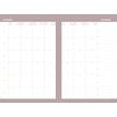 3371010544158-Quo Vadis - Agenda - Ministre Color - Semainier Planning - Multilingue - Pastel - Beige - 13 mois de décembre à décembre - 16x24 cm - Papier Clairefontaine blanc - Fabri--2
