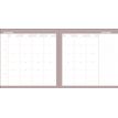 3371010544370-Quo Vadis - Agenda - Exécutif Color - Semainier Planning - Multilingue - Andrea - Rouge - 13 mois de décembre à décembre - 16x16 cm - Papier Clairefontaine blanc - Fabri--2