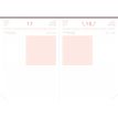 3371010544134-Quo Vadis - Agenda - Daily 21 Color - Journalier - Multilingue - Pastel - Orange - 12 mois de janvier à décembre - 15x21 cm - Papier Clairefontaine blanc - Fabri--6
