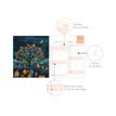 3494150187365-Calendrier chevalets mensuel 18X13,5cm CHAT - 12 mois Aquarupella  --2
