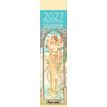 3494150185729-Calendrier marque-pages mensuel 4X16cm MUCHA ILLUSTRATIONS --0