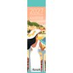 3494150185750-Calendrier marque-pages mensuel 4X16cm VACANCES RETRO ILLUSTRATIONS --0