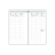 3664447229669-Agenda Anahita - 1 semaine sur 2 pages - 9,5 x 17,5 cm - pêche - Oberthur-P_405269598_1-3