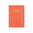 3664447229140-Agenda My Hello - 1 semaine sur 2 pages - 15,5 x 21,5 cm - corail - Oberthur-P_405269621_1-1