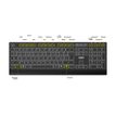 3567049112516-PORT Connect - Ensemble clavier et souris - sans fil - rétroéclairé - AZERTY-P_405269645_2-4