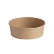 3434030024984-Boîtes Salade Kraft Brun - 480 ml - Ø 150 x H 45 mm - Lot de 50--0