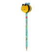 8052694121570-Legami Squeezies - Crayon à papier - HB - avec anti-stress Abeille--1