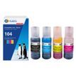 6937173409092-Cartouche compatible Epson EcoTank 104 - pack de 4 - noir, jaune, cyan, magenta - G&G 104 - noir, cyan, mag--1