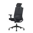3661971078800-Fauteuil de bureau ARTY - accoudoirs réglables - appuie- tête - noir--5