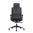 3661971078800-Fauteuil de bureau ARTY - accoudoirs réglables - appuie- tête - noir--3
