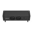 0043859806836-Fellowes Power Desk 2 - Coupe-circuit (montable sur pince) - connecteurs de sortie : 4 (2 x Type E, USB type-P_405272873_8-3