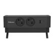 0043859806836-Fellowes Power Desk 2 - Coupe-circuit (montable sur pince) - connecteurs de sortie : 4 (2 x Type E, USB type-P_405272873_9-1