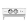 0043859806843-Fellowes Power Desk 2 - Coupe-circuit (montable sur pince) - connecteurs de sortie : 4 (2 x Type E, USB type -P_405272874_3-1