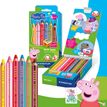 4007817179536-STAEDTLER - Noris® junior – Pack de 6 crayons de couleur 3-en-1 Peppa Pig--3