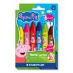 4007817179598-STAEDTLER - Noris® junior – Pack de 6 craies à la cire Peppa Pig--0