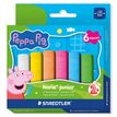 4007817179659-STAEDTLER - Noris® junior – Pack de 6 craies de trottoir Peppa Pig--0