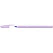 3086124135467-BIC - Stylo Bille - Cristal Pastel - Corps Violet - Encre Bleue - Moyenne--0