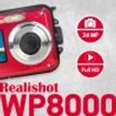 3760265542192-Agfaphoto - Appareil Photo Waterproof Realishot WP8000 - Rouge--4