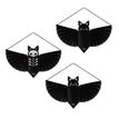 8052694146481-LEGAMI - Set de 3 Décorations en Papier à Suspendre Bat--0