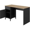 3483600860149-GAUTIER OFFICE - Bureau Manchester avec tiroir - L120 x H73 x P55 - noir industriel--2