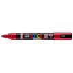 4902778353493-Posca - Marqueur peinture pointe brush moyenne - rouge foncé--0