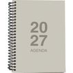 8435603323317-Agenda anual Mimbek 2027 A6 día por página tapa de polipropileno Gris--0