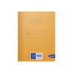 3700475446002-L'Écolier Cahier 24x32 192 pages Seyès PP 90g Orange--0