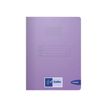 3700475445944-L'Écolier Cahier 24x32 96 pages Seyès PP 90g - Violet--0
